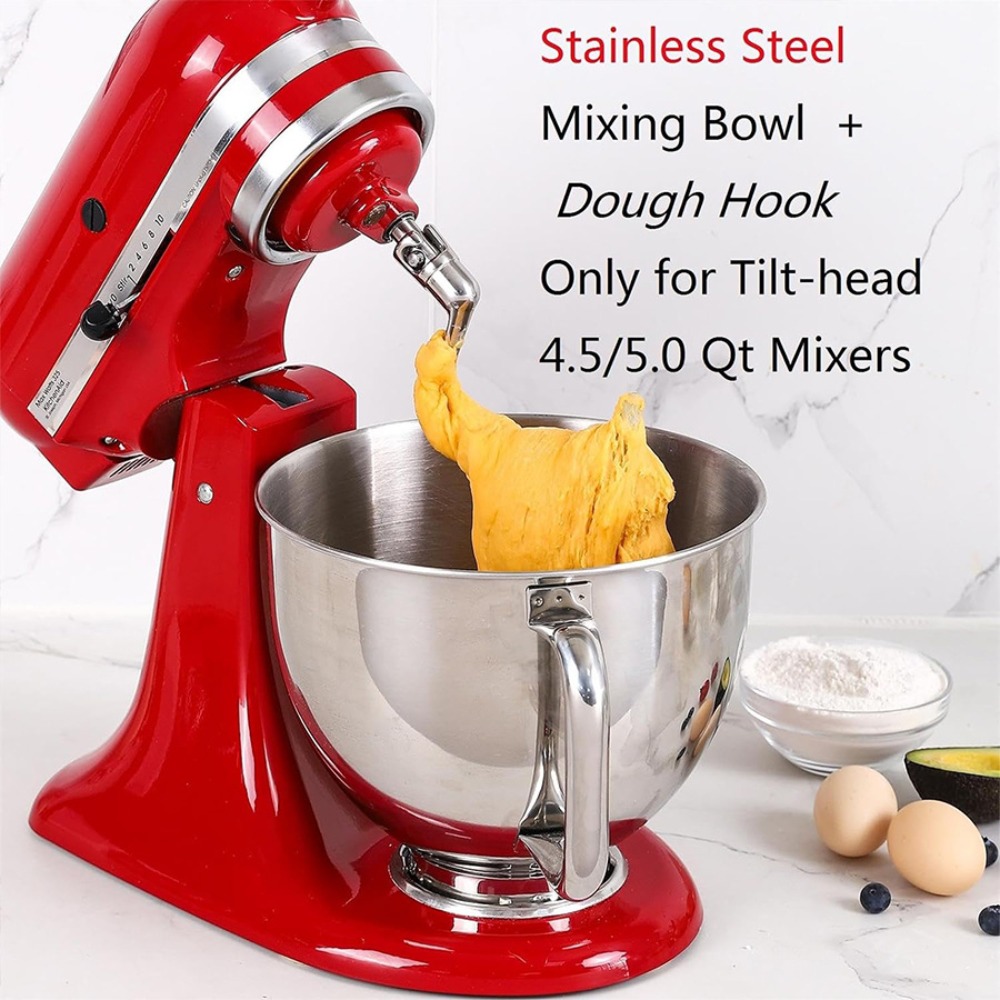 Kitchenaid Mixer Artisan 5Qt - 4.5-5 QT 믹서 볼 스테인리스 스틸