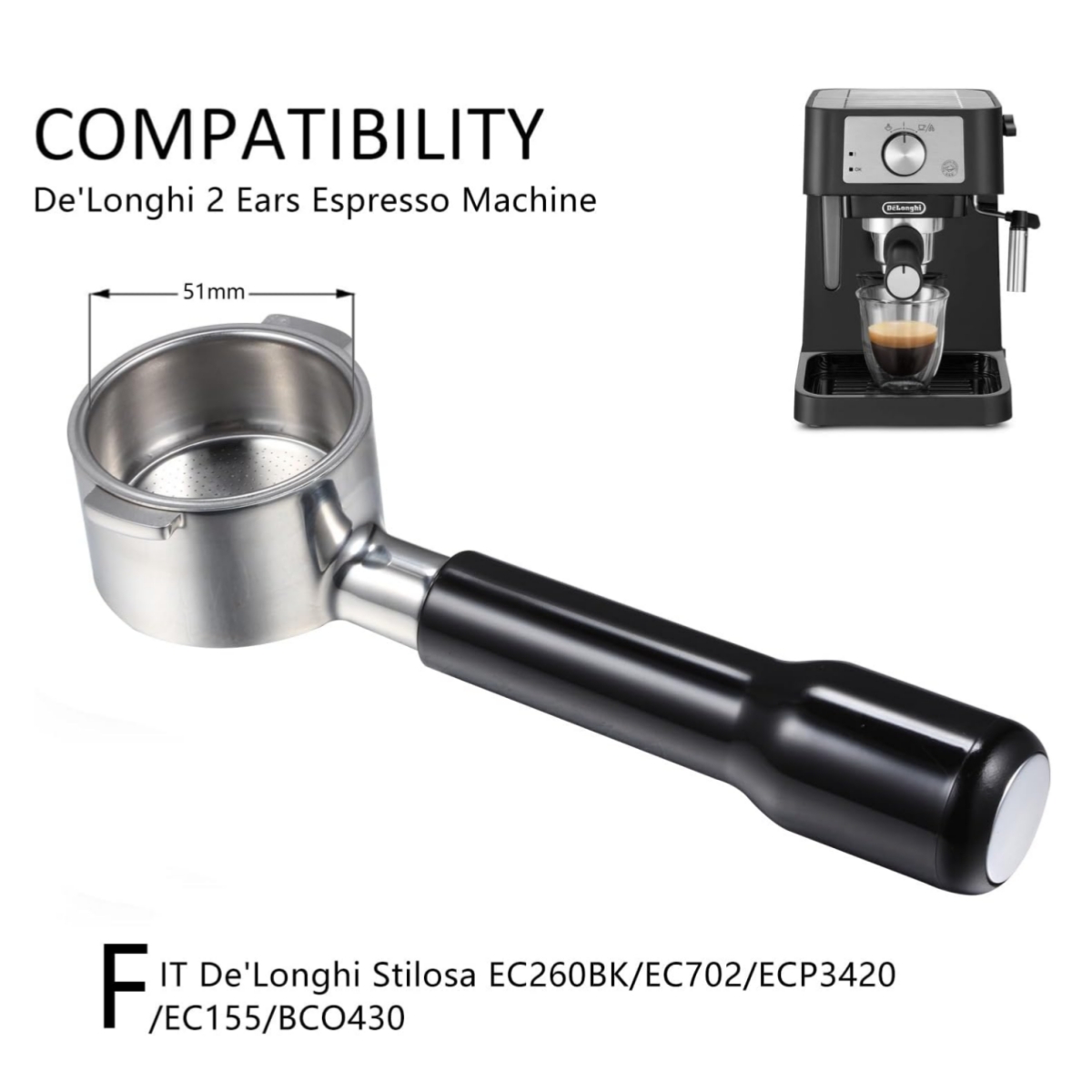 Delonghi Espresso Ecp3420 - Delonghi ECP3420/EC155/BCO430/EC260, 에스프레소 포터 필터 교체