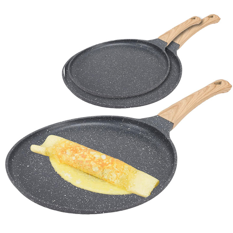 Mini Pancake Griddle - 세라믹 코팅 계란 팬케이크 그리들 팬