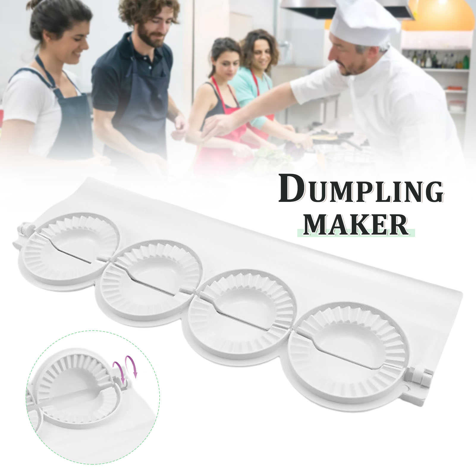 Dumpling Press Set - 대형 Diy 만두 금형 반죽 프레스