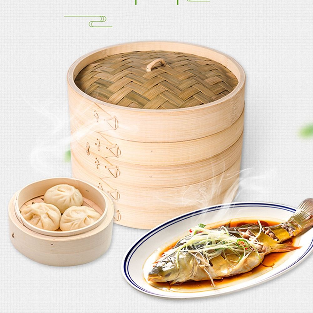 중국식 찜기 대나무 찜기 딤섬 요리용 바오 번 찜기 바 - Bao Steamer Bamboo 리뷰 및 가격