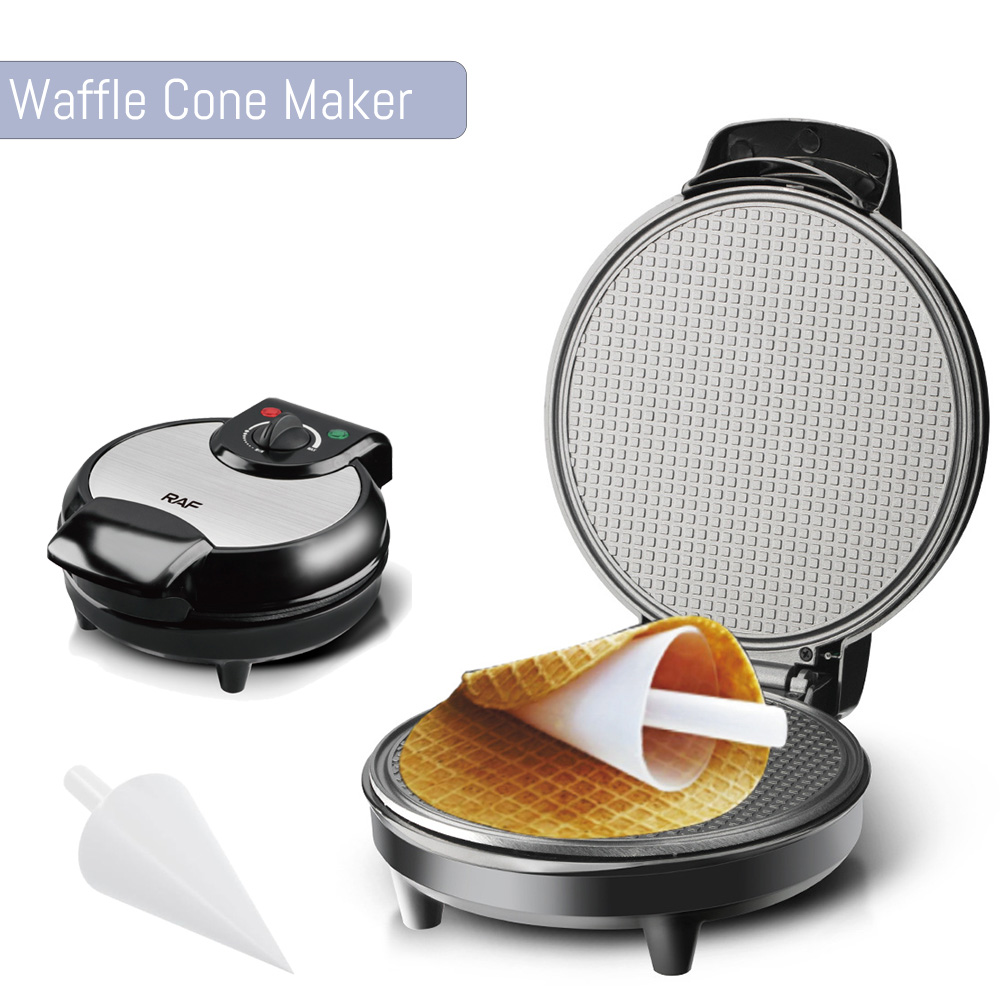 브라우닝 제어 기능이 있는 전기 와플 콘 메이커 기계, - Waffle Cone Maker 리뷰 및 가격