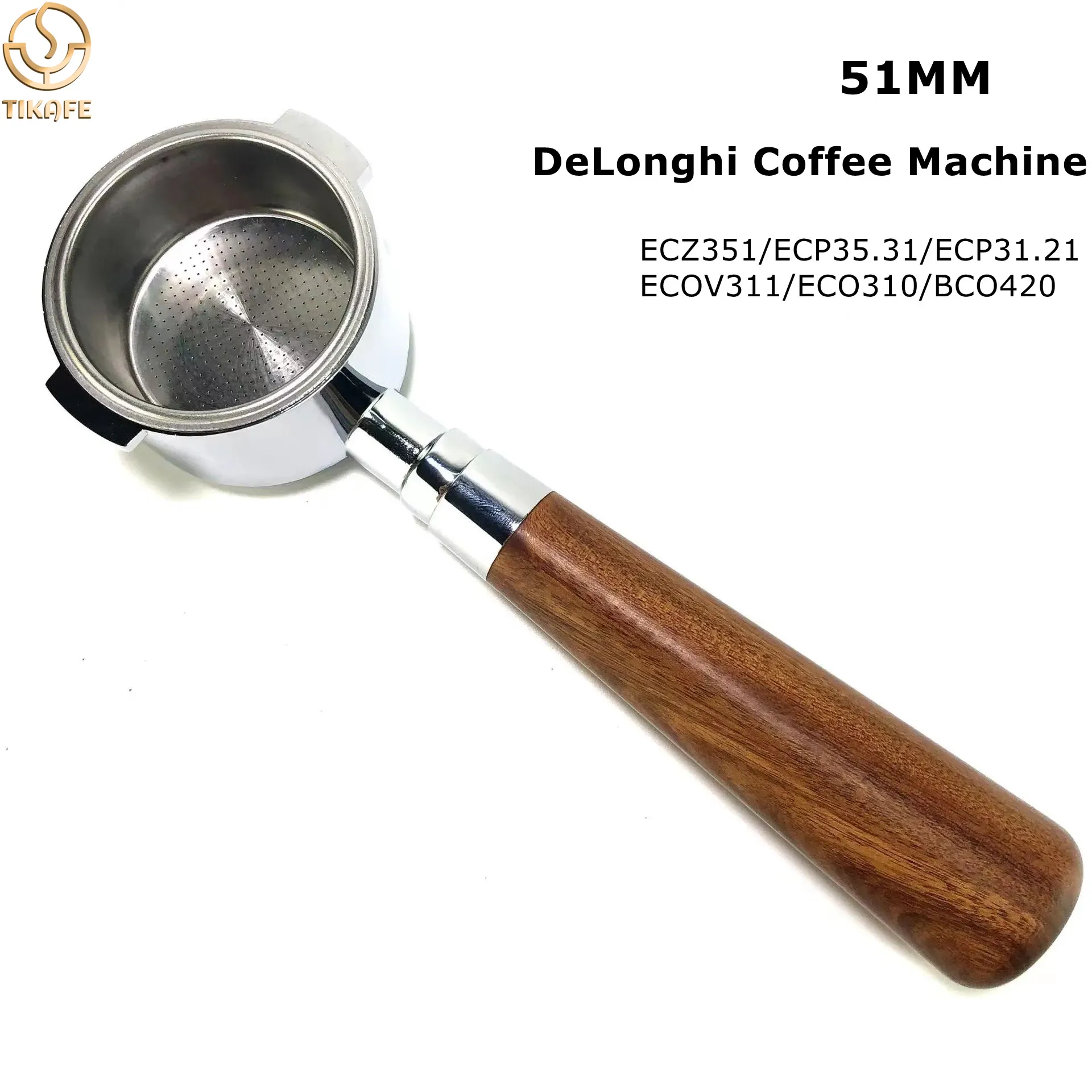 51mm 바텀리스 포터필터 네이키드 필터 교체용 에스프 - Delonghi Espresso Ecp3420 리뷰 및 가격