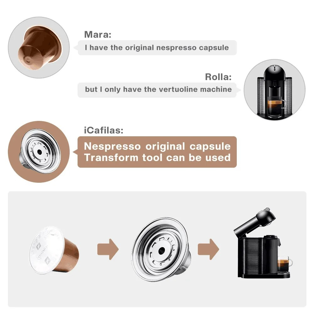 캡슐 컨버터 필터 재사용 가능한 커피 포드 어댑터(네스 - Delonghi Espresso Magnifica 리뷰 및 가격