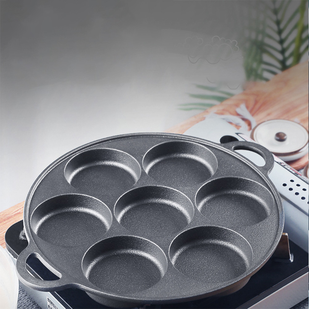 7구 프라이팬 주철 논스틱 주방용 햄팬 계란팬 버거몰드 - Egg Waffle Pan 리뷰 및 가격