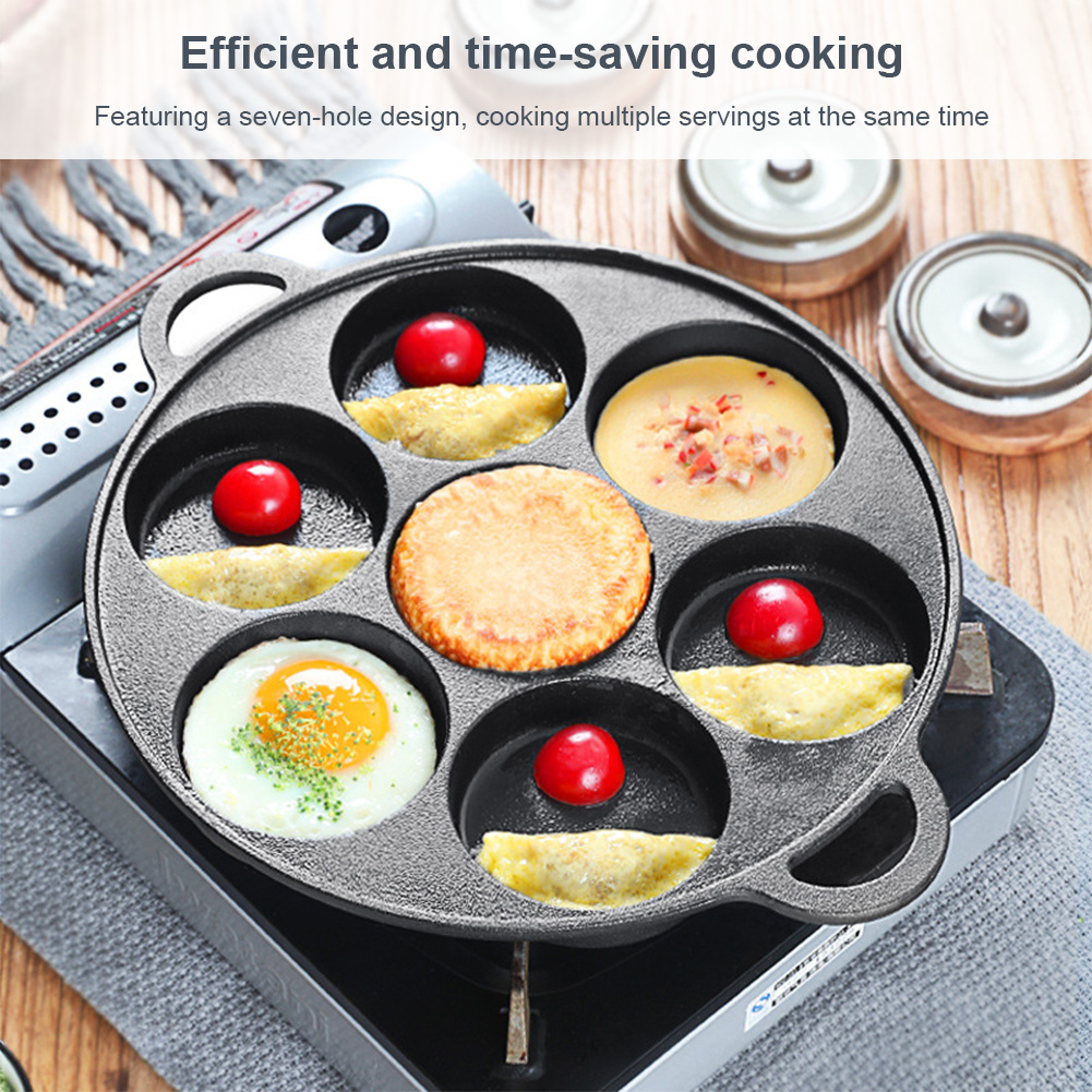 7구 프라이팬 주철 논스틱 주방용 햄팬 계란팬 버거몰드 - Egg Waffle Pan 리뷰 및 가격