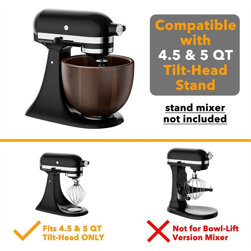 키친에이드 4.5&5QT 아카시아 나무 믹싱볼 홀더-나 - Kitchenaid Mixer Hand Mixer 리뷰 및 가격