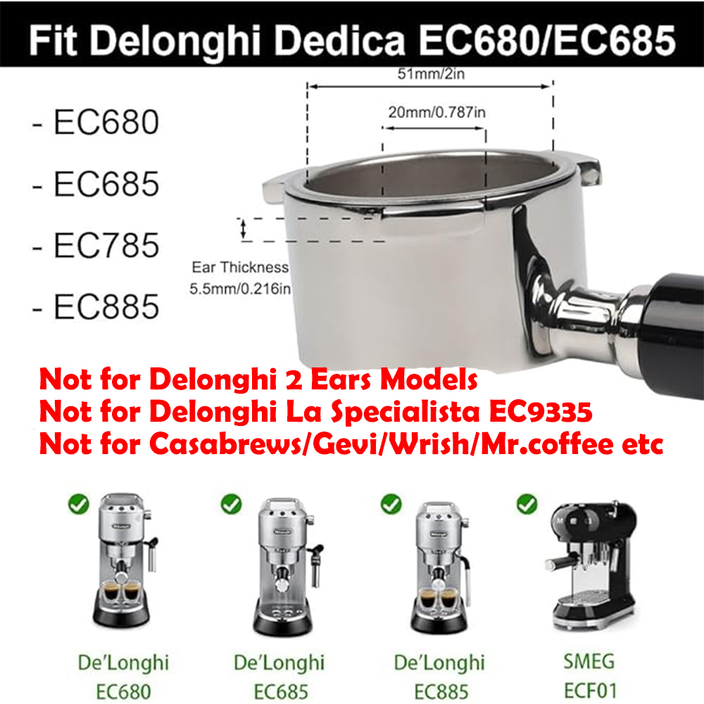더블 스파우트 커피 포타필터, Delonghi ECO6 - Delonghi Espresso Magnifica 리뷰 및 가격