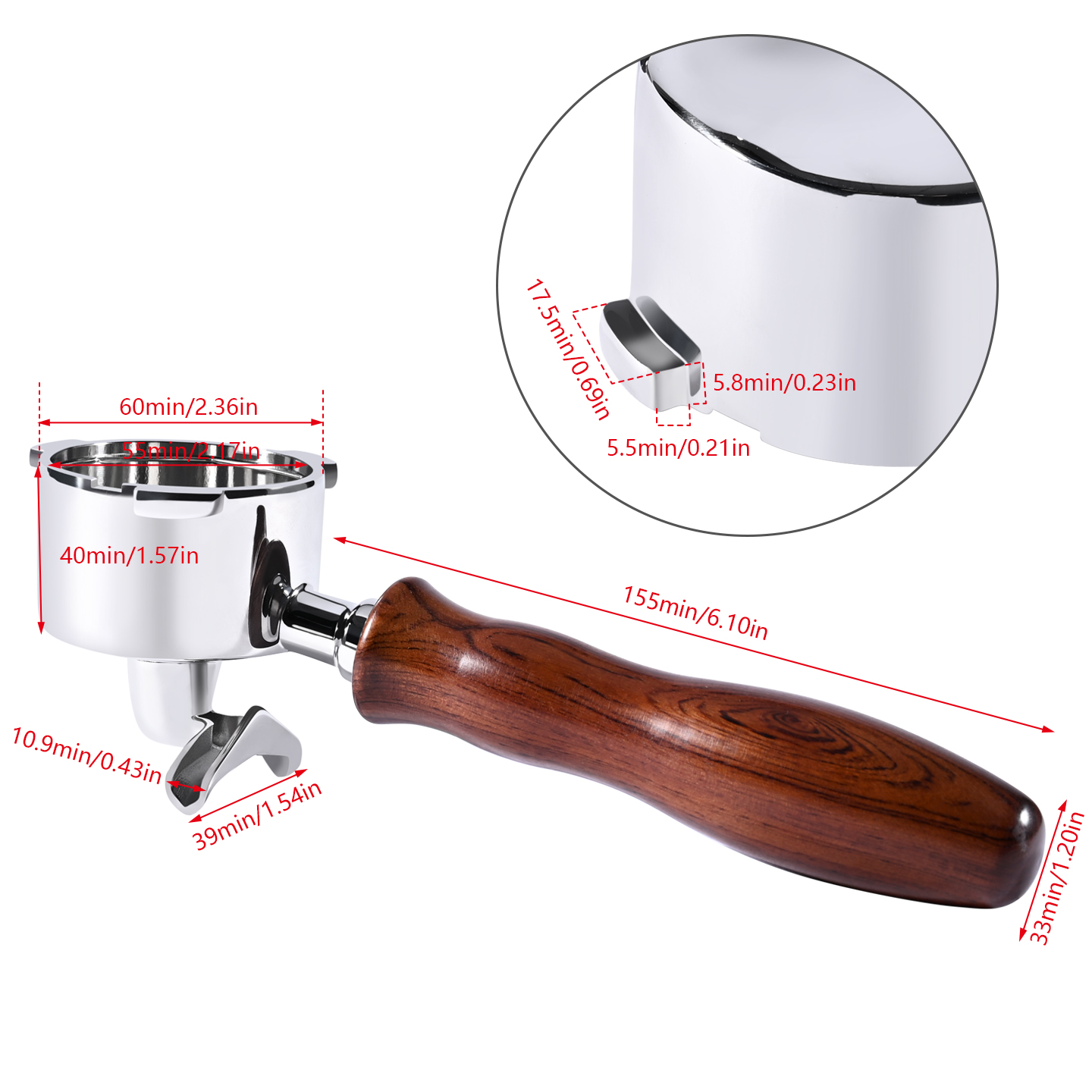 51mm 더블 스파우트 커피 포터필터 (51MM 3이어 - Delonghi Espresso Magnifica 리뷰 및 가격