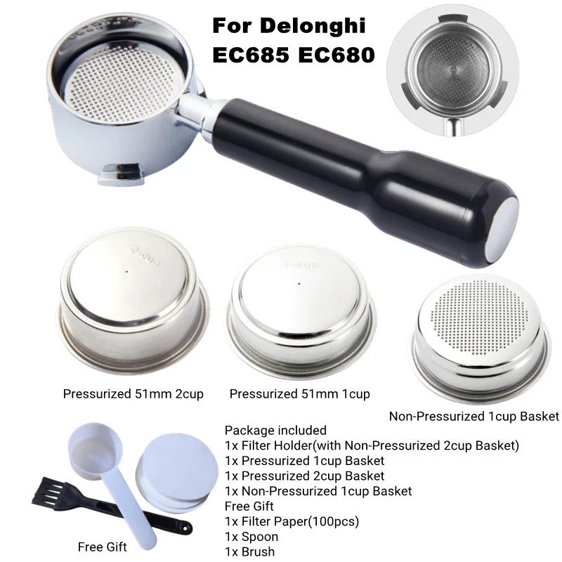 Delonghi EC680 EC685 용 51mm 커피 - Delonghi Espresso Magnifica 리뷰 및 가격
